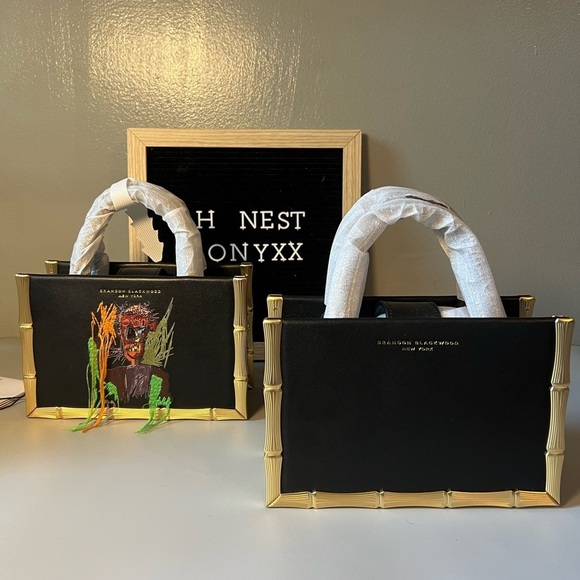 Limited Edition Brandon Blackwood Bamboo Basquiat Bag - Picture 8 of 11